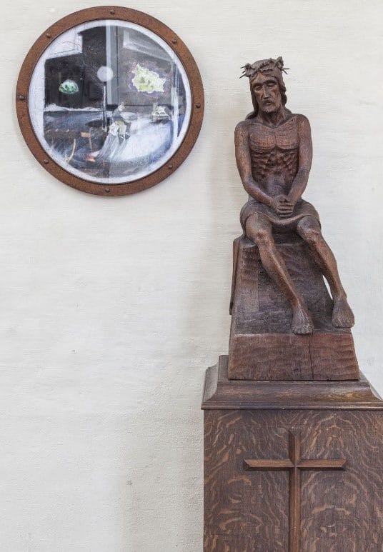 Jezus op de koude steen door God verlaten