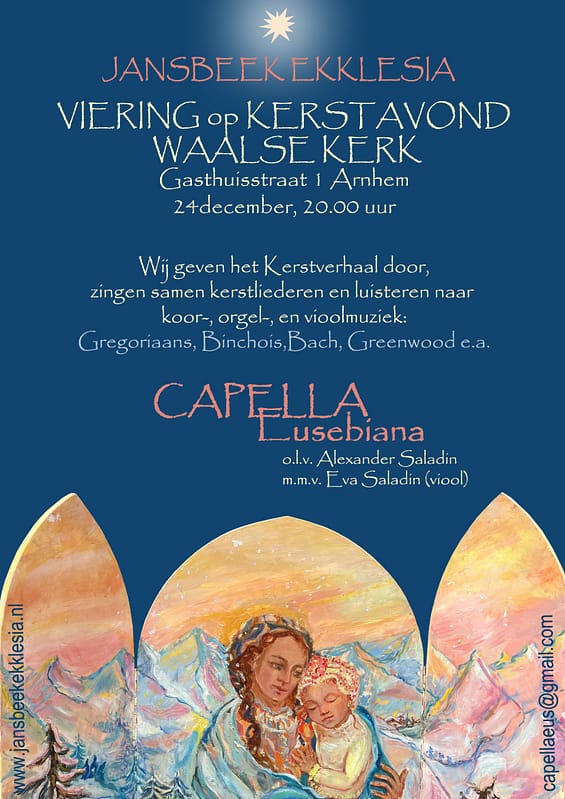 Capella Eusebiana kerstviering 2025