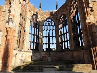 Ruine Michaelkathedraal in Coventry Ruine Michaelkathedraal in Coventry